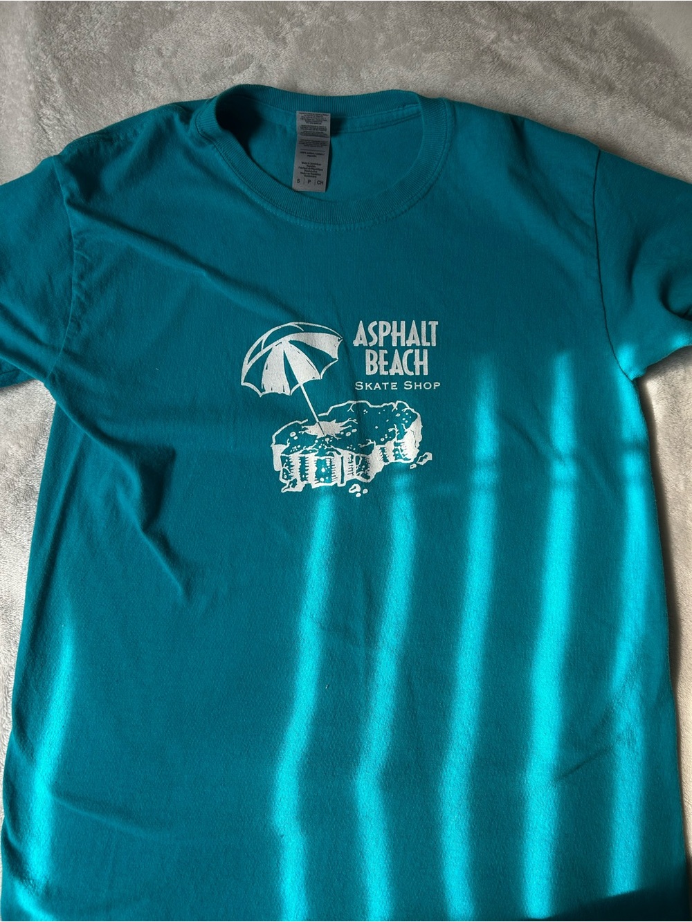 Gildan Teal Heavy Cotton Crewneck Tee